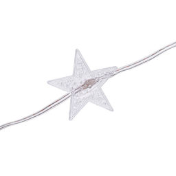 Электрогирлянда интерьерная "Снежинки" теплый