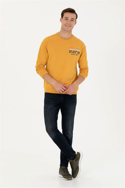 U. S. Polo Assn / Мужской горчичный свитшот - U.s. polo assn фото 11