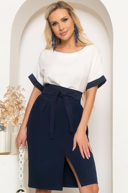 Платье Неотразимая (блю энд вайт) П4059 - Lt collection фото 7