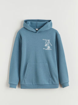 Kap??onlu Erkek ?ocuk Kal?n Sweatshirt