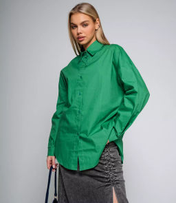Рубашка #КТ3160 (7), зеленый
