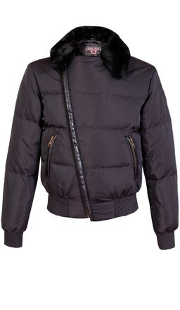 Пуховик мужской 778-61 темно-коричневый - Broswil фото 2