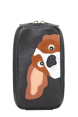 Сумка с аппликацией ДС- 632-363 черный