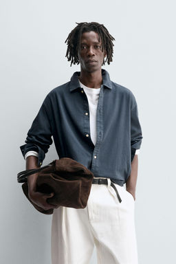 COLOURED DENIM SHIRT - Zara фото 2