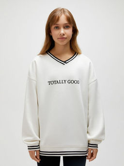 ACOOLA / Джемпер детский для девочек Veles молочный