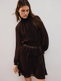 Платье мини с поясом / Zarina