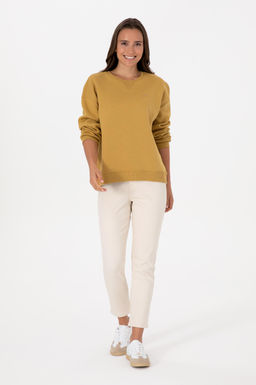 Kad_n Camel _ardonlu Bisiklet Yaka Basic Sweatsh_rt Sepette S_rpriz _ndirim - U.s. polo assn фото 4
