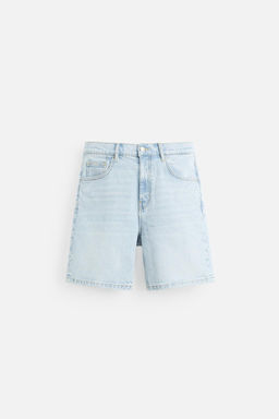 REGULAR FIT DENIM BERMUDA SHORTS - Zara фото 31