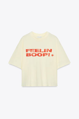 BETTY BOOP® WASHED-EFFECT T-SHIRT - Zara фото 5
