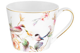 Кружка 420 мл 13,5*10,5*8,5 см Певчие птички NEW BONE CHINA, фарфор