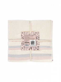 Набор махровых полотенец 50x90 розовый махровая ткань - Lucky фото 6