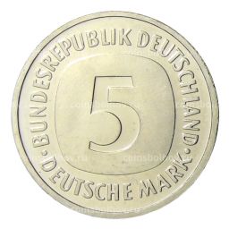 5 марок 1998 года J Германия