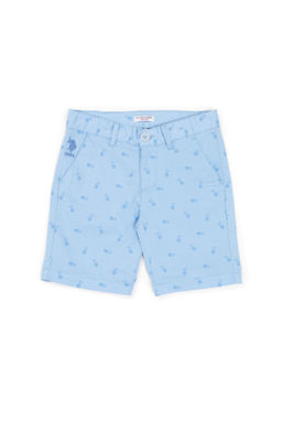 U. S. Polo Assn Голубые тканые шорты для мальчика - U.s. polo assn фото 4
