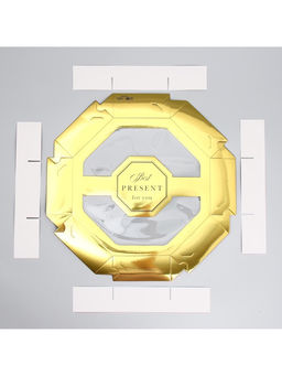 Цена за 5 шт. Коробка кондитерская, упаковка, Best PRESENT, 27×27×5 см