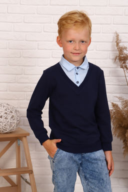 Обманка школа длинный рукав