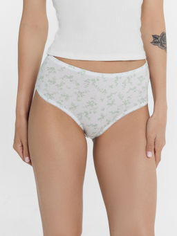 Трусы женские макси мультипак (3 шт.) белые с цветочками цветочки на белом 412075-3 - Mark formelle фото 2