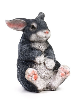 Садовая фигура из полистоуна «Зайка», 19×13×15 см