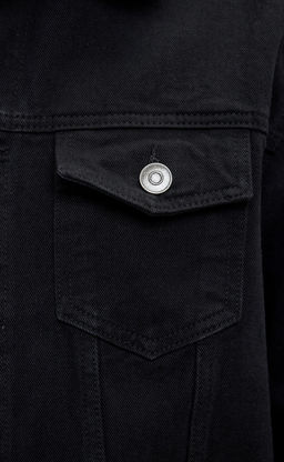 Куртка джинс P011-1336Rus black