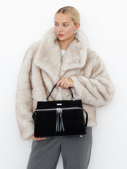 Сумка 9675MSS black Velina Fabbiana-Safenta