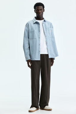 Camisa oversize en pana de algod?n - H&m фото 4