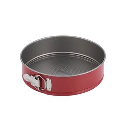 51056 GIPFEL Набор из 2 разъёмных форм для выпечки KAPRI 24x6,5см и 24x6,5см с антипригарным покрытием. Материал: углеродистая сталь. Цвет: красный/серый.  фото 3