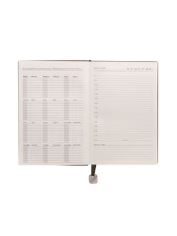 Ежедневник недатированный формат А5, 80 листов, в линейку, с ручкой, подарочная коробка, зеленый - Simaland фото 12