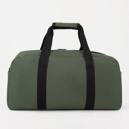 Сумка спортивная на молнии, 2 наружных кармана, цвет зелёный - Simaland фото 3