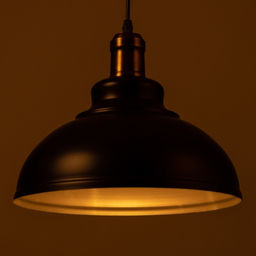 Светильник BayerLux Подвес «Спул» 1×40 Вт E27 черный 29×29×125 см