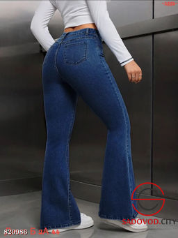 Джинсы клеш с высокой посадкой - Bruno фото 2