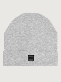 Комплект шапка и снуд 12л22926 серый меланж