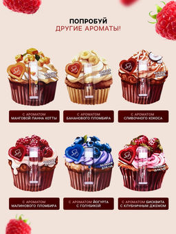 Цена за 2 шт. Бальзам для губ «Малиновый пломбир»