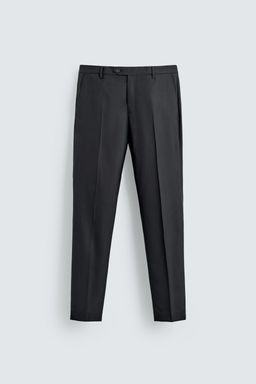 100% WOOL SUIT TROUSERS - Zara фото 17