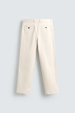 PANTAL?N STRAIGHT FIT ESTRUCTURA / Crudo - Zara фото 7