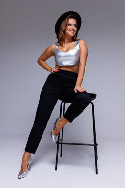 Топ AURA 2134-170 серебро  фото 2