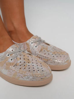 Мокасины жен. бежевые, 905067-5, н/к