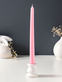 Свеча античная 25 см (набор 3 шт) 58 гр, 7 ч, цв. пастельно-розовый