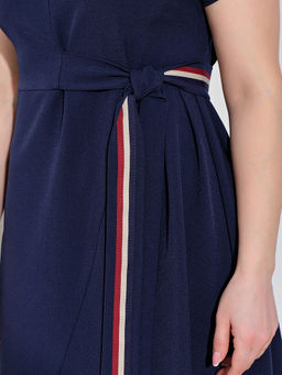 Платье 0083-3 темно-синий