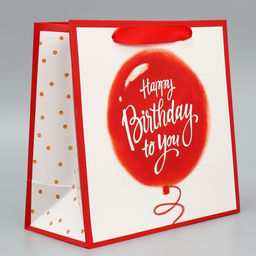 Пакет ламинированный квадратный Хеппи пездей, 22 22 11 см - Дарите счастье фото 3