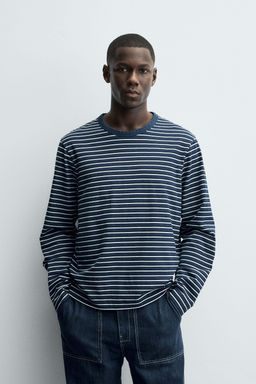 JACQUARD STRIPE T-SHIRT - Zara фото 2