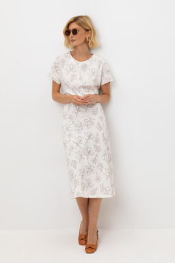 ЕВТ 5079/гардения,нежная магнолия платье жен