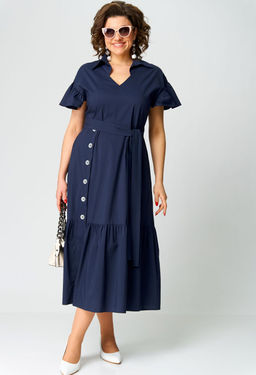 Платье EVA GRANT 7325В темно-синий