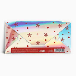 Цена за 5 шт. Конверт для денег «Новогодний подарок от Деда Мороза», голография, 16.5×8 см