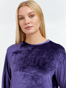 джемпер женский с рукавом реглан и с добавлением страз - Glenfield фото 5