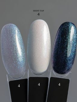 Rihard Top Shiny 04 Топ для гель-лака с эффектом втирки, 10 мл
