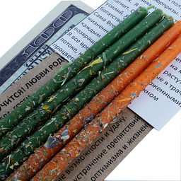 Свеча воск Травы ТЫ МОЖЕШЬ ВСЕ МЕЧТАМ СЛУЧИТСЯ ЛЮБВИ РОДИТЬСЯ ДЕНЬГАМ РАСТИ Амарант Омела Горец