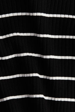 Camiseta en punto de canale - H&m фото 2