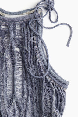 Top de punto con tirantes de lazo - H&m фото 3