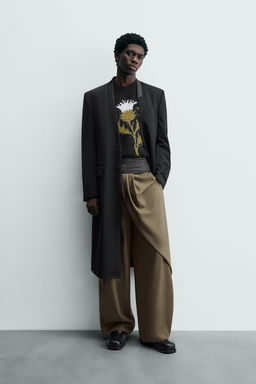 STRIPED JACQUARD FROCK COAT - LIMITED EDITION