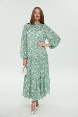 Платье NIKVA н1025-2 мята  фото 7