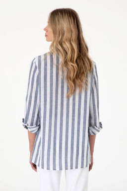 Kad_n Lacivert _izgili Uzun Kollu G_mlek Sepette S_rpriz _ndirim - U.s. polo assn фото 5